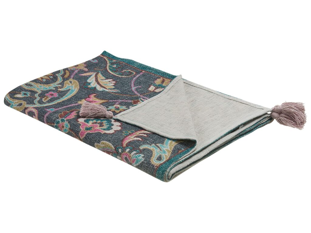 Koc DIBRUGARH Bawełna 130 x 180 cm Kolorowy